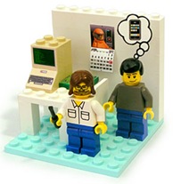 Woz and Jobs Lego Playset