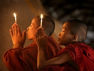 Monks In Burma