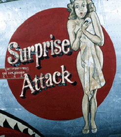 Save the Girls - Surprise Attack Nose Art