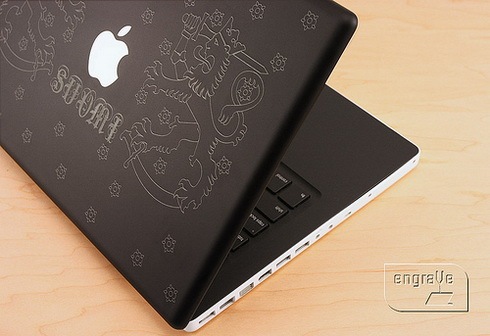 Laser Engraved Apple Macbook