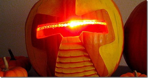 Cylon Jack-O-Lantern