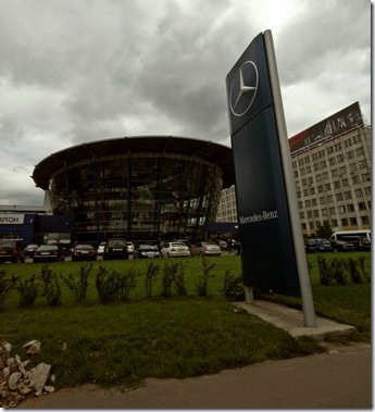 Mercedes Showroom - Moscow Russia