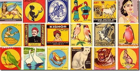 Old_Matchbox_covers_India