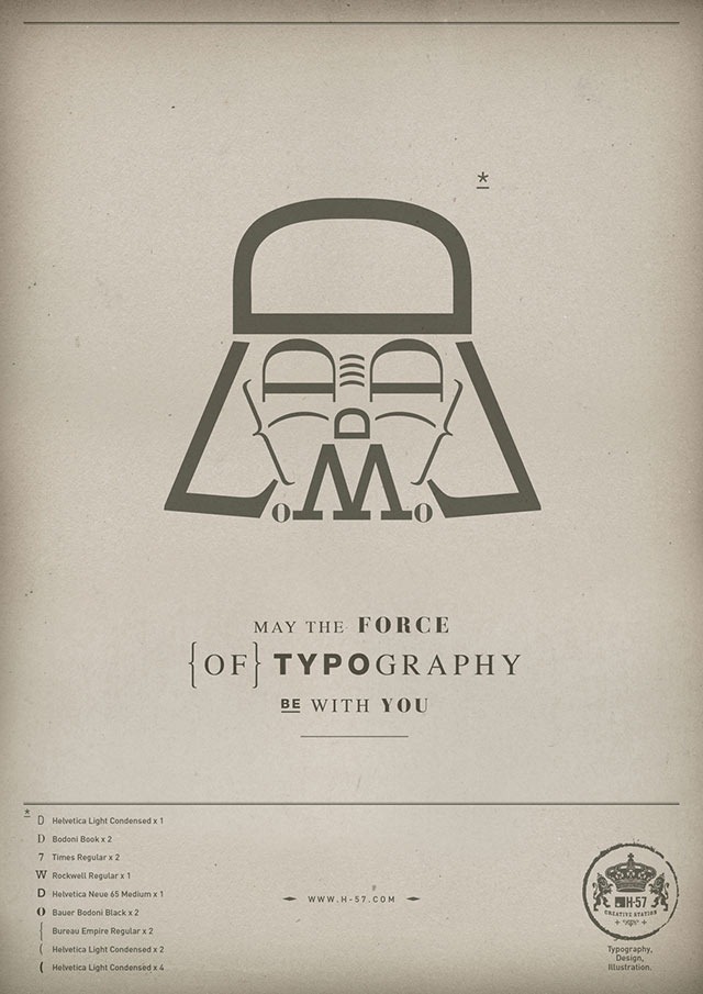 The_force_of_Typography_Darth_Vader