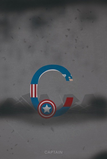 Captain-America-Helvetica-Heroes