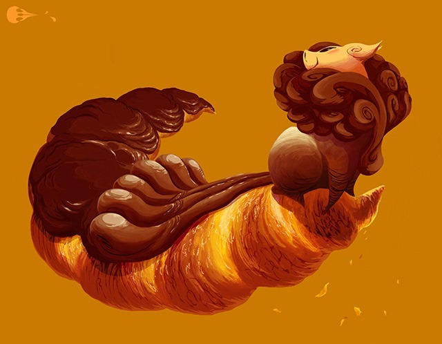 Chocolate&Hazelnut---Condiment-creatures-by-Imogen-Scoppie