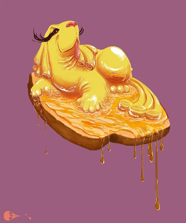 Honey-Drizzle---Condiment-creatures-by-Imogen-Scoppie