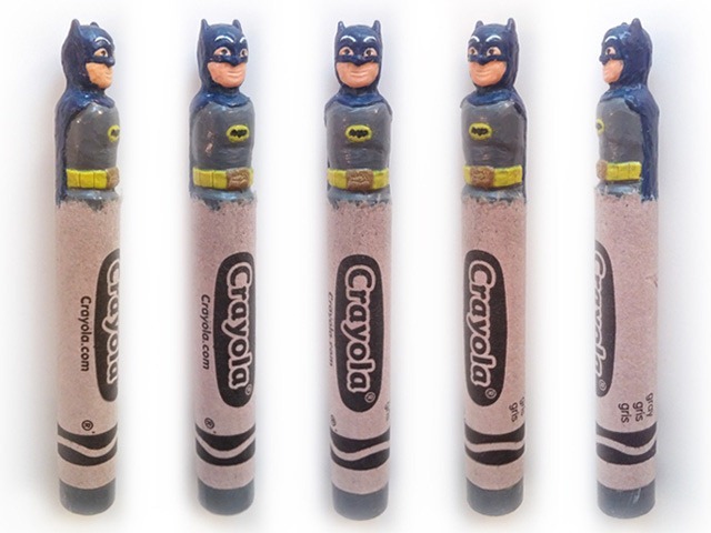 Batman-Crayon-Sculptures-by-Hoang-Tran