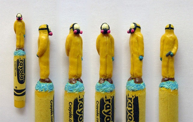 Walter-White-Breaking-Bad-Crayon-Sculptures-by-Hoang-Tran