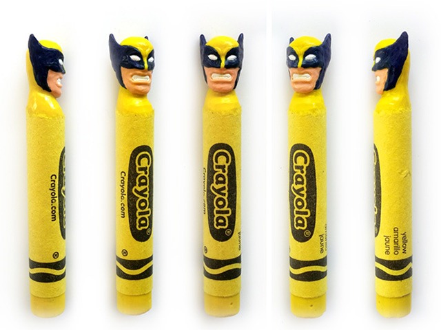 Wolverine-Crayon-Sculptures-by-Hoang-Tran