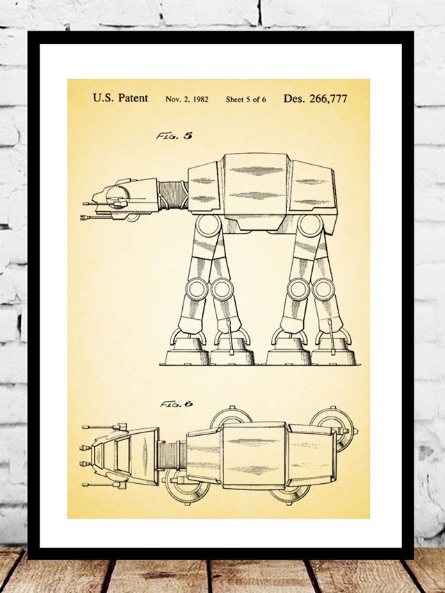 Imperial-AT-AT-Walker-Toy-Patent-Print-by-Jason-Stanley