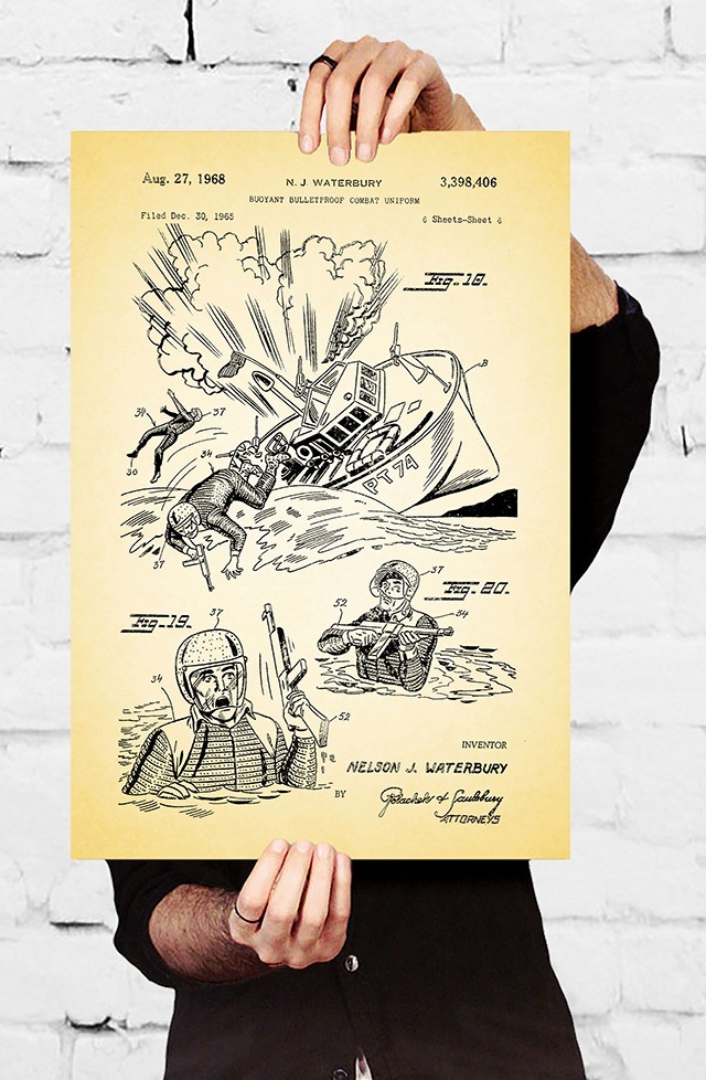 Beautiful Vintage Patent Art Prints by Jason Stanley