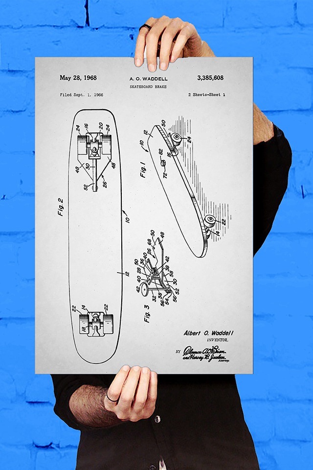 Skateboard-Brake-Patent-Print-by-Jason-Stanley