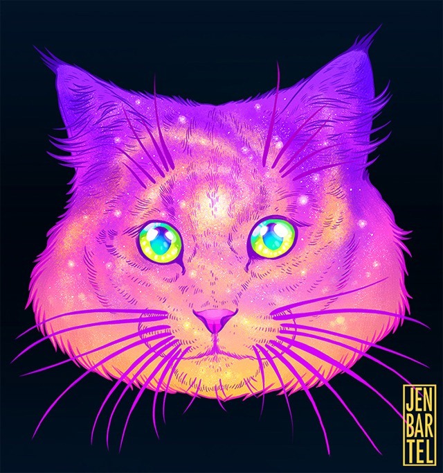 Galactic-Cats-Illustrations-by-Jen-Bartel-01