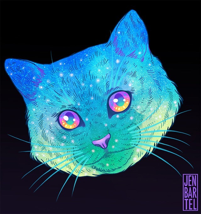 Galactic-Cats-Illustrations-by-Jen-Bartel-04