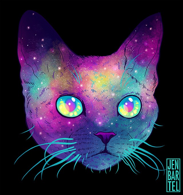 Galactic-Cats-Illustrations-by-Jen-Bartel-06