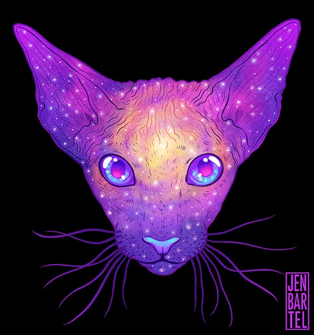 Galactic-Cats-Illustrations-by-Jen-Bartel-07