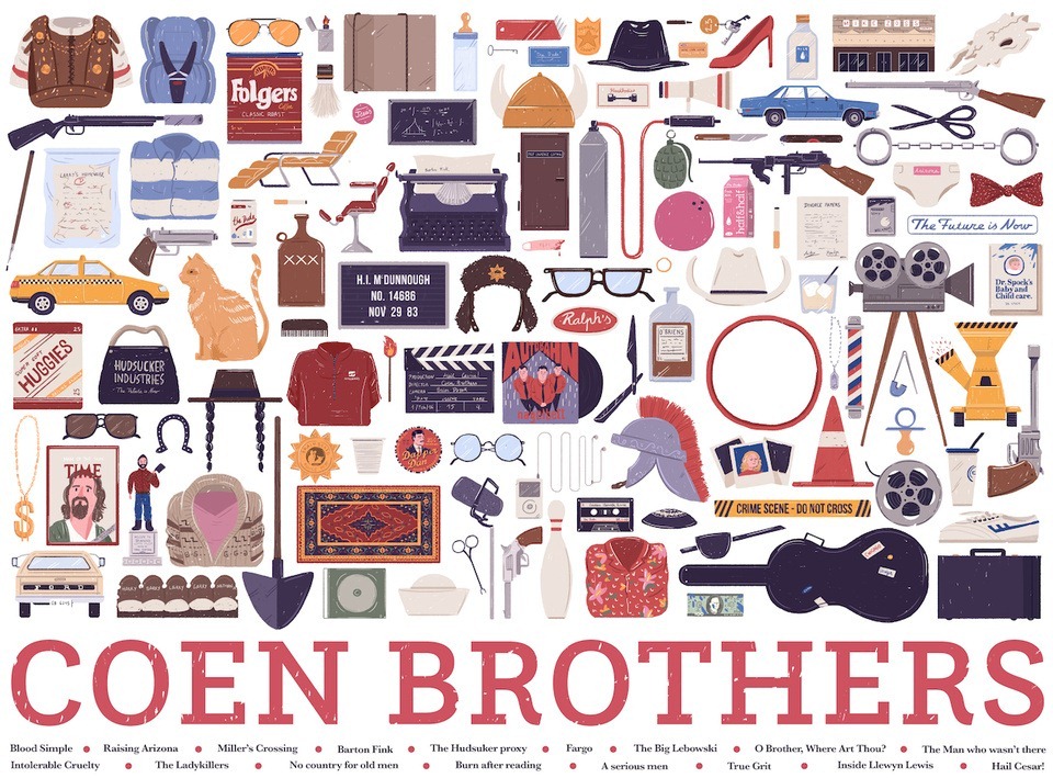 Coen_Brothers_Hollywood_Kits_Illustrations_by_Maria_Suarez-Inclan