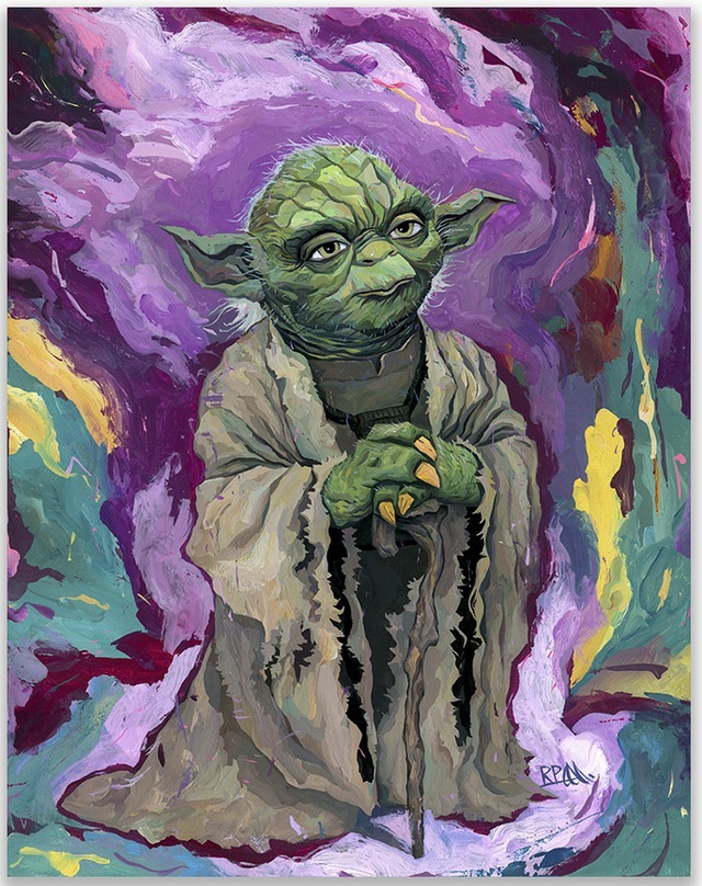 Rich Pellegrino's Old Wise One - Yoda Illustration