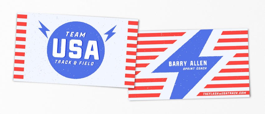 Barry Allen The Flash pop-culture-business-card-10