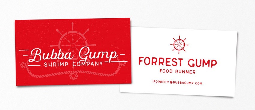 Forrest Gump pop-culture-business-card-01