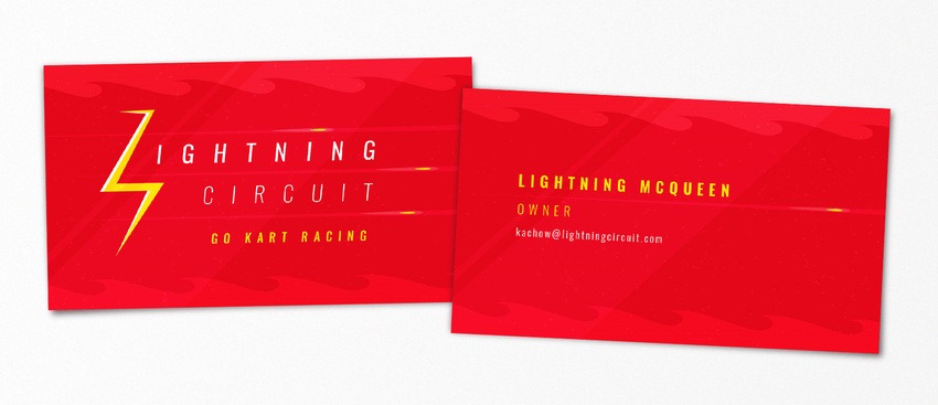 Lightning McQueen pop-culture-business-card-11