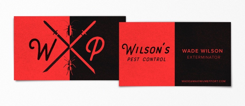 Wade Wilson Deadpool pop-culture-business-card-15