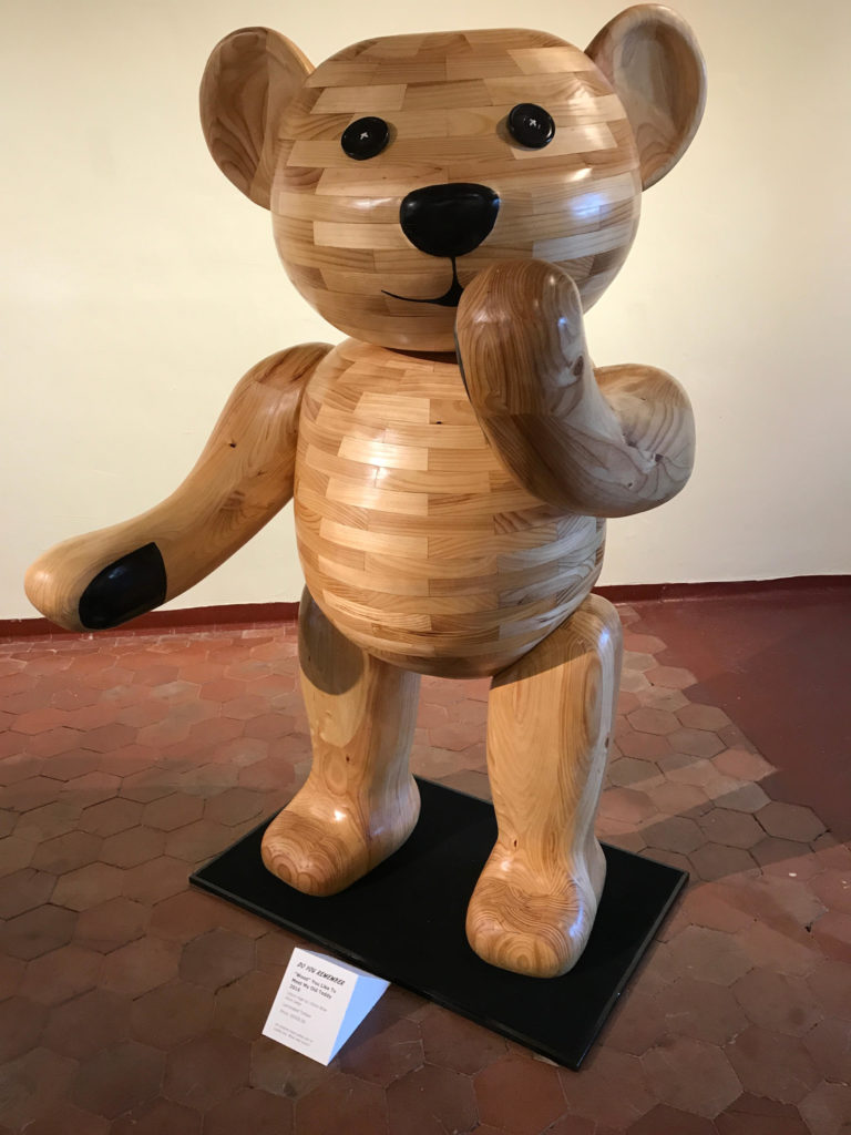 Teddy bear sculpture by John Abery Australian Sculptor